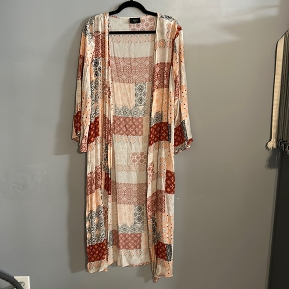 VICI • patchwork duster kimono size small - Picture 6 of 9